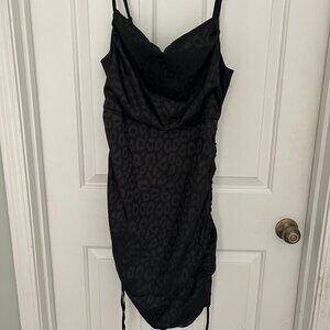 Wild Fable Black Cheetah Print Bodycon Dress